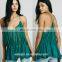Ladies sleeveless sweet tunic, cotton cami top for woman