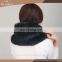 wholesale colorful knitted mink fur scarf pretty knitted mink fur snood