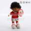 Factory direct sell african and american soccer doll with EN71 standard