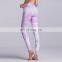 Ink printing fashion fitness training women's skinny stretch leggings