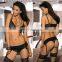 beautyslove sexy Leopard One piece bra hot girls woman sexy bra lingerie net Bra sets