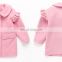 T-GC029 High Quality Wool Bomber Custom Lovely Girl Pink Tweed Jacket