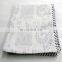 lozenge shap Indian Cotton White Damask Hand Block Printed AC Quilt Dohar