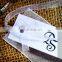 custom printed paper Hang Tag with eyelet for clothing