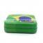 square plastic empty tin can for candy/tin can for food canning