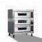 Energy Saving China Double Decks And Six Trays Bakery Bread Deck Oven And Gas Deck Oven