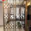 JYFQ0124 201 304 rose gold stainless steel decorative screen and room divider