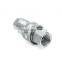 Poppet type female and male 1/2 inch ISO 7241-A excavator spare parts hydraulic quick couplings for tractor