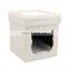 RTS Factory wholesale popular fabric folding pet house for cat linen foldable cat  ottoman  sit with your pet