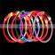 Wholesale luminous PVC led light dog collar usb rechargeable safety for all dog breeds