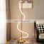 guzhen DIY metal+silicon LED tube irregular floor lamp