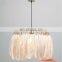 White feather pendant lighting kitchen lighting pendant hanging chandelier modern lamp led pendant lights