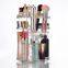 360 Rotation Makeup Organizer DIY Adjustable Make up Carousel Spinning Holder Ondisplay Rack Large Capacity Round Bathroom Storage Tower Cosmetics Caddy Shelf Box