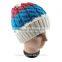 2016 Hot Sale Winter Stripe Hat Knit Colorful Women Hat
