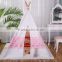 kids toys beautiful and cute kids Teepee tent indoor and outdoor tipi tent embroidered teepee tents