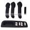 Set of 5 Black Interior Door Grab Handle Cover Switch Bezel Trim For VW Golf MK4