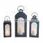 Hanging Lanterns Set Of 3 Outdoor Decorative Led Candle Lantern Black Wedding Lantern Metal For Home Decor