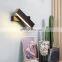 New Design Iron Nordic Black Wall Light Fix Adjustable Metal Wall Lamp LED Lamp On The Wall