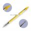 Wholesale High Quality Nail Art Dual-ended Dotting Pencil Wax Head Pick Up Metal Handle Crystal Rhinestone Picker Nail Art Pen