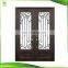 flat top new edge wrought iron house security double entry screen doors