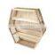 Wholesale High Quality Hexagon bedside wicker Hanging organizer shelf For Living Room