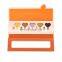 High pigmented Vegan cosmetics paper heart magnet closure tag empty shadow eyeshadow case palette