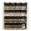 Bamboo 16-Cube Inspirations kitchen Spice Rack Organizer with condiments bottles Storage Holders & Racks
