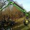 3ton log trailer with crane