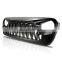 Front Shark Grill Grille Cover for 2018-2020 Jeep Wrangler JL Gladiator JT Matte Black