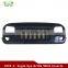 J095-2 Falcon Style Grill With Inserts Black ABS Mesh Angry Front Grill Car Accessories Fit For Jeep W rangler JK 07-17
