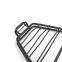 BBQ Fish Grill Basket Chrome plated BBQ Barbecue Grill Accessories Mesh Wire Fish Basket with wood handle