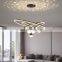 Round Ring Indoor Chandelier Nordic Modern Design LED Pendant Light for Office and Home Decoration