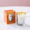 OEM Private Label Electroplate Jar Scented Soy Wax Strong Scent Luxury Aromatherapy Scented Candles Gift Box