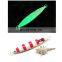 JOHNCOO 60G 80G 100G Jigging Lure Lead Jig Mental Luminous Lure Fishing