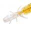 JOHNCOO Silicone Worm Soft Fishing Lure 12pcs/bag 75mm1.32g Artificial Rubber Artificial Plastic Fish lure Carp Fishing Tackle