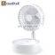 Xiaomi Qualitell Portable Retractable USB Charging Fan Mist Fan With Night Light And Shake Head Foldable Desktop Fan Humidifier