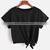 New Street Wear Casual High Quality Soft 100% Cotton Sexy Crop Top Shirts