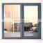 Factory New Aluminum Sliding Model Glazed Windows and Aluminum Office Sliding Glass Window Frame with Bronze Color