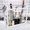 Free punching condiment bottle storage Oil salt sauce vinegar storage rack  kitchen Plastic storage rack