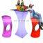 unique bar table furniture /Modern hookah lounge furniture table ,Led Restaurant Salad Wine Bar Counter led coffee table