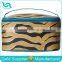 New Stylish Travel Kit Bag Deluxe Zebra Print PU Leather Travel Kit Bag