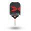 3K/12K/18K QuadCarbon Skin Elongated Handle Massive Stability Power Model Pickleball Paddle USAPA