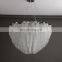 Modern LED Crystal Chandelier Glossy Hollow Large Stair Light for Villa Attic Home Decoration for Living Room Duplex Building