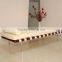 Genuine leather knoll Barcelona Bed
