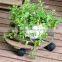 movable wooden flower stand Flower display Shelf, Plant Stand