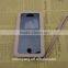 lady's fashion phone wallet mobile case cover with aluminium frame