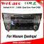 Wecaro in dash touch screen android 4.4.4 car dvd player multimedia system for nissan qashqai navigation 2014