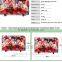 Rock photo frame for sublimation printing, Rectangle shape with footstand decoration photo frame