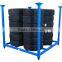 Adjustable storage folding metal car warehouse tire rack