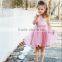 Wholesale Stylish Pink Sequin Girls Dress Chirstmas Party Dress For Gals